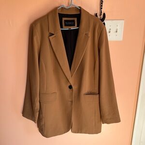 Eloquii tan blazer size 16